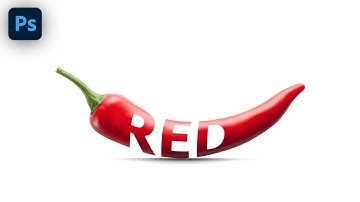 PhotoShop Manipulation | Red Chilli Text Effect | Typography Tutorial