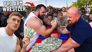 Beat the Pro Arm Wrestler, WIN £1,000!! (Public Challenge)