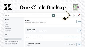 Eenmalig exporteren in Zendesk (Info Grab)