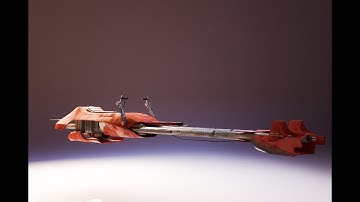 Custom Blender Speeder Bike (Render)