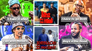 Boyz N The Hood Or Menace II Society ? | 90's All Time Classic But Which One !? 👀🎬