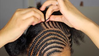 Watch Me Cornrow My Own Natural Hair screenshot 1