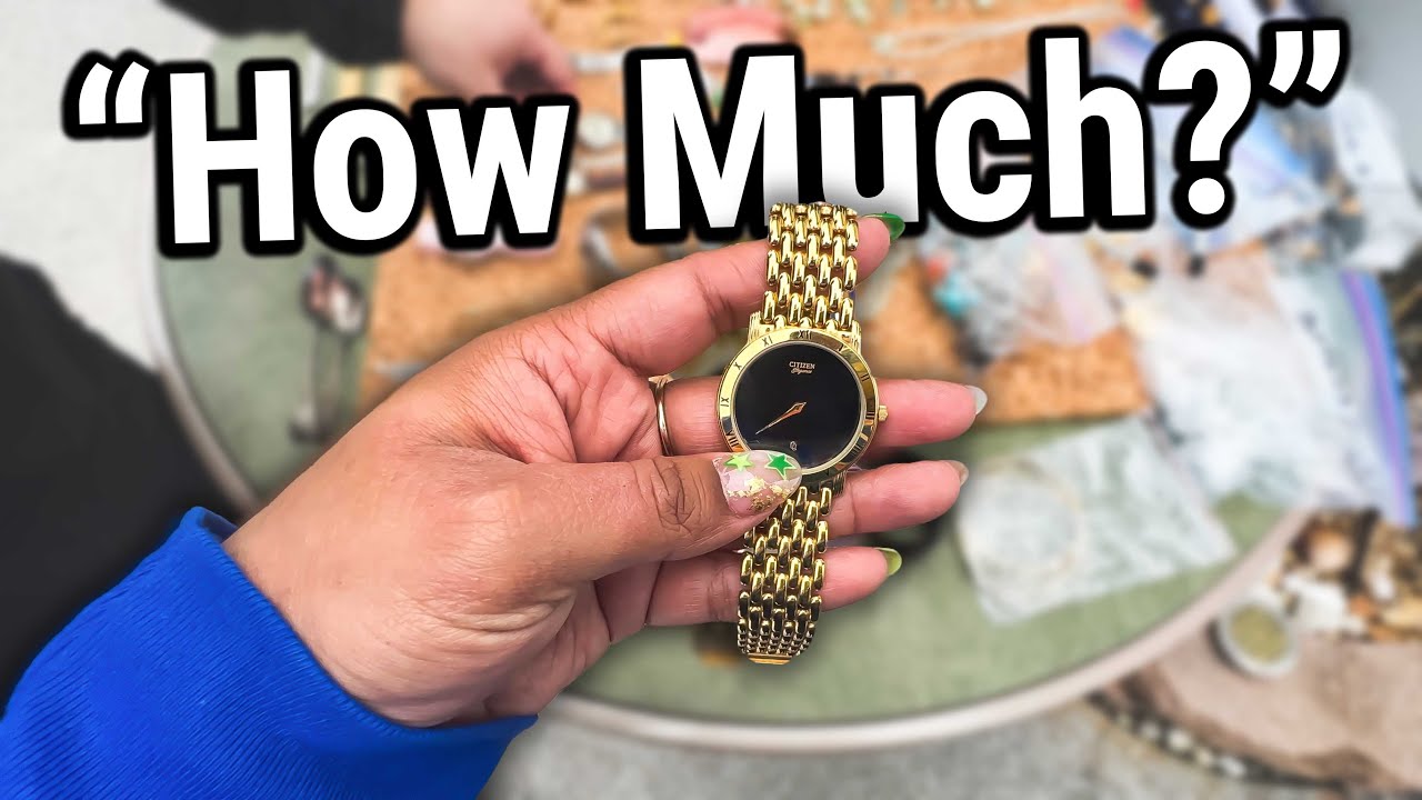We Found Vintage Watches at a Flea Market & Yard Sales! 🔥💎