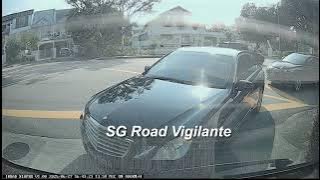 27jun2025 greenwich V camcar reversed into mercedes #SNR9720K