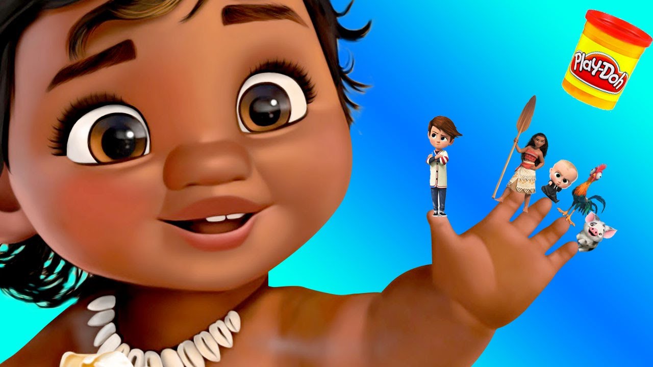 Moana finger family song | Daddy finger song Moana New Moana