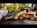 Moving Concrete Pads with an OLD Wheel Loader ~ Part 8 ~ Rebuilding of &quot;The Salvage Cave&quot;