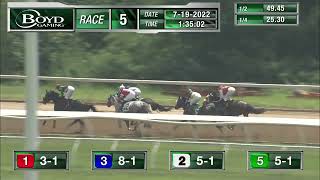 RACE 5 PROGRAM 7 19 2022