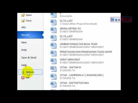 Cara Menonaktifkan AutoCorrect  (pemeriksaan ejaan) di Microsoft Word