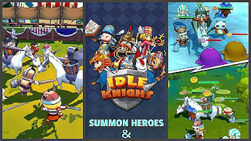 Idle Knight - 3D Cartoon Idle PRG (Early Access) (Gameplay)