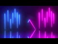 60:00 Minutes / Abstract Neon Glowing Lights Stage Video Background Loop 4k