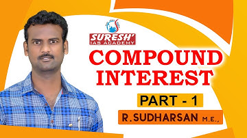 TNPSC | Aptitude | Compound Interest - 1 | Sudharsan | Suresh IAS Academy