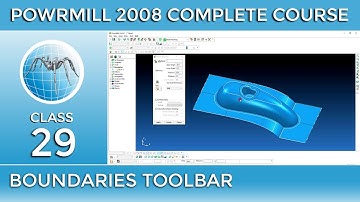 PowerMill Tutorial # 29 - Boundary Creation Toolbar - Urdu/Hindi