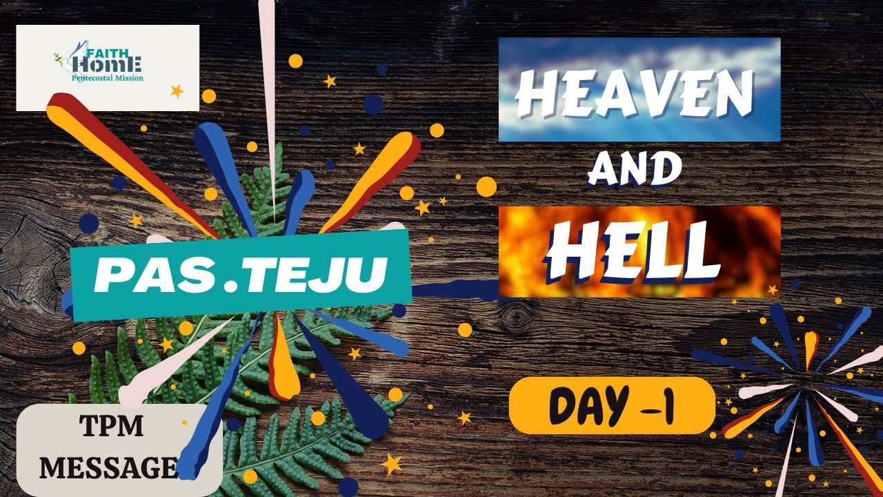 Heaven and Hell | Pas. Teju | Tamil TPM Messages ** | Tamil Messages |