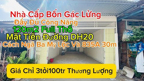 Nhà cấp Bốn Gác Lửng Mặt Tiền Đường DH20 Kinh Doanh Đa Nghành Nghề