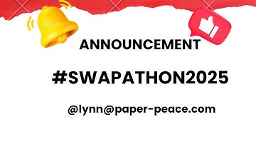🎉✨ Het is officieel — #Swapathon2025 is hier! ✨🎉