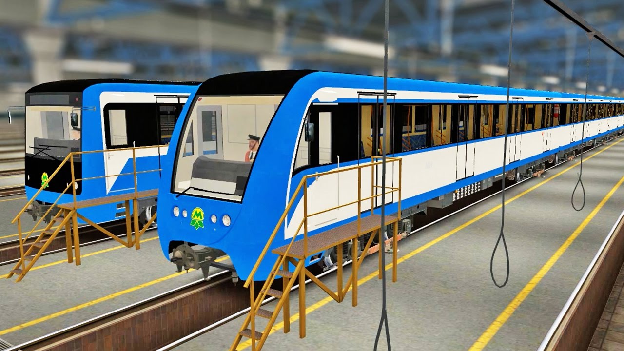 Будни машиниста в TRAINZ - Соремовский метрополитен [81-7021/7022 
