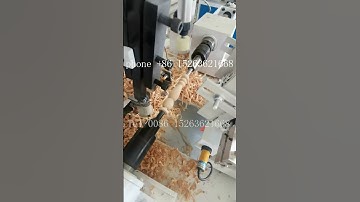 Automatic wooden handle making machine #automatic #machine #woodworking #woodturning #woodmaking
