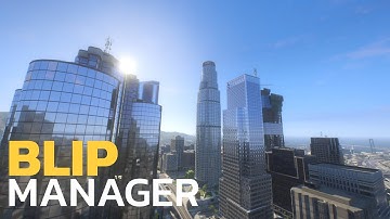 Free Blip Manager For FiveM - ESX & QBCORE