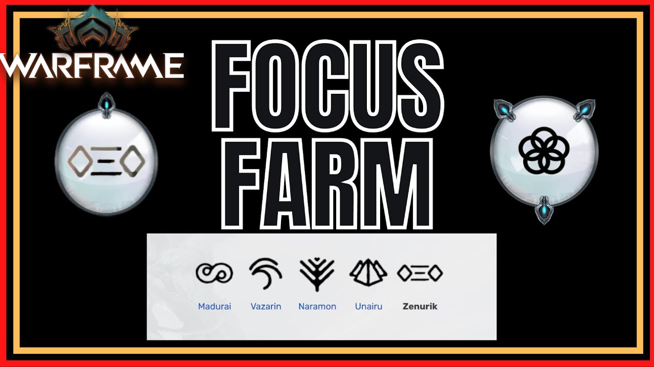 Warframe 2022 Focus Farm