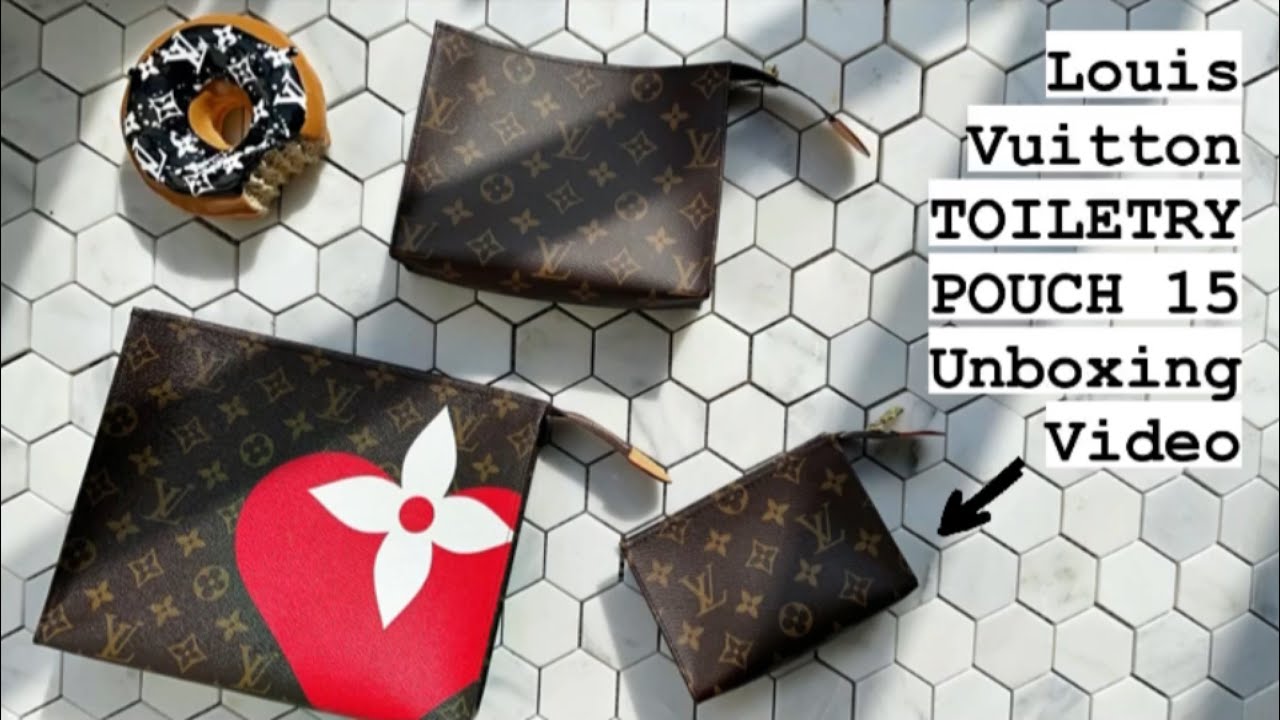 Louis Vuitton toiletries pouch 15 and 19
