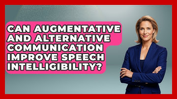 Can Augmentative and Alternative Communication Improve Speech Intelligibility?