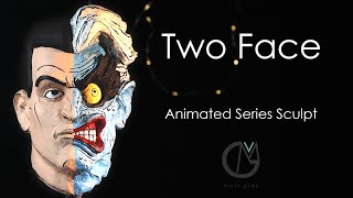 2 Face clay sculpture- Timelapse- 2020 by Matt Gray