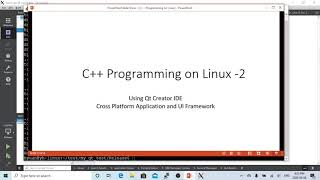 C   programming Hello World on Linux using Qt Creator