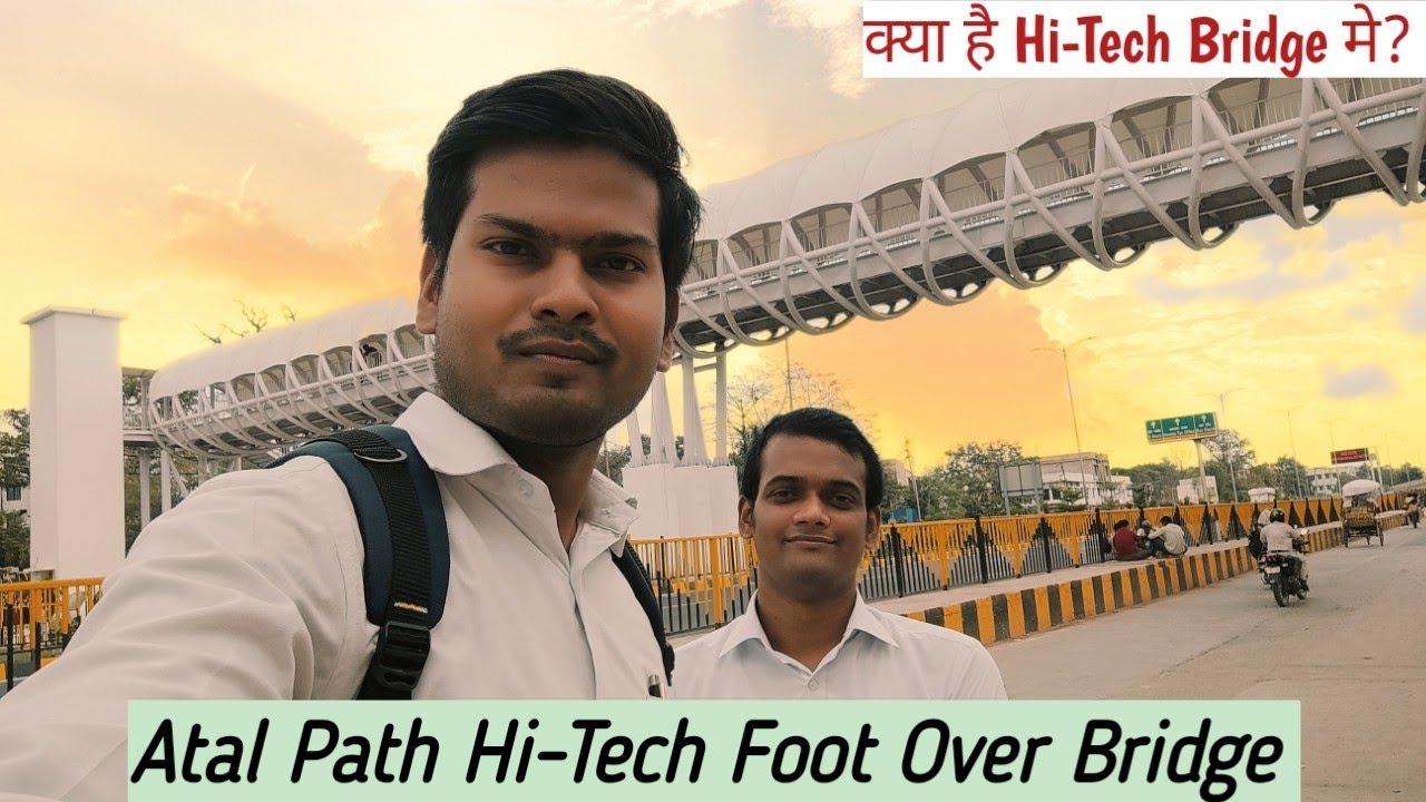 Hi-Tech Foot Over Bridge Patna / Atal Path Road // Patna का नया Attraction