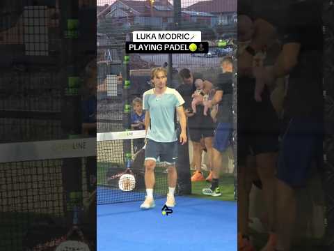 LUKA MODRIC TO PADEL⁉️🤔😅  #padel
