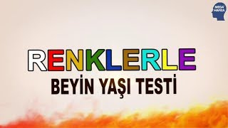 Beyin Yaşınızı Söyleyen Renkler Testi