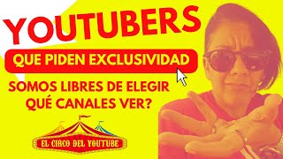 EL CIRCO DE LOS YOUTUBERS QUE QUIEREN SER VENERADOS