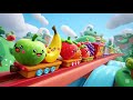Choo Choo Fruit Train Adventure! 🍓 Fun 3D Rhyme for Kids