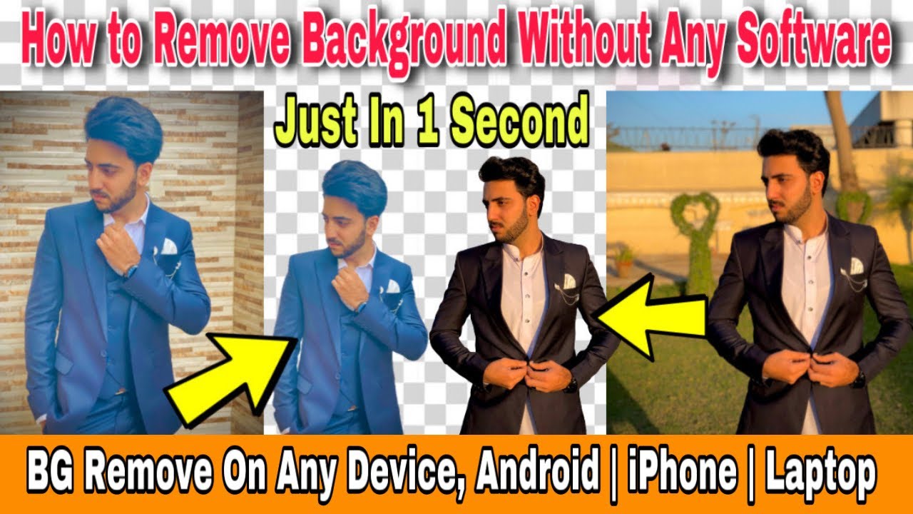 How to Remove Background in Just One Second| Free & Easy| I transparent background in one click 2022