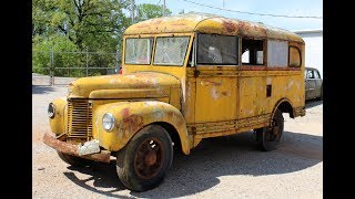 1941 International 4500 Original School Bus Online At Tays Realty Auction, Llc
