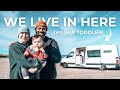 Van tour  family of three updated diy sprinter van conversion for van life with a toddler