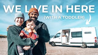 Van Tour | Family of Three UPDATED DIY Sprinter Van Conversion for Van Life With A Toddler