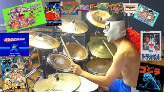 【懐かしのファミコンメドレー】激しく叩いてみた！ NES  MUSIC MEDLEY - Drum Cover