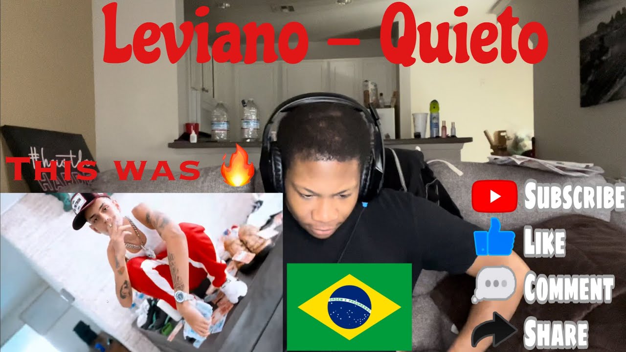 BRAZILIAN RAP REACTION Leviano - Quieto | LMERicoTv Reaction