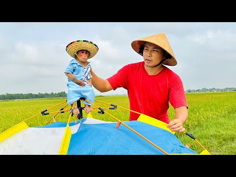 Bibi Unexpectedly Organized A Camping In The Rice Fields!