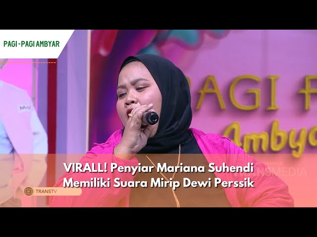 VIRALL! Penyiar Mariana Suhendi Memiliki Suara Mirip Dewi Perssik | PAGI PAGI AMBYAR (28/5/24) P3 class=