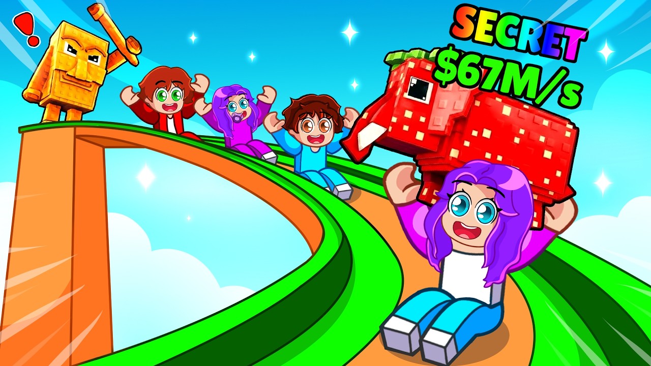 Kayarak Tüm Secret Brainrotları Kurtardım...