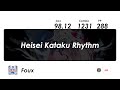 Foux | Heisei Kataku Rhythm [Insane] 98.12% HR 1231/1232x 288pp