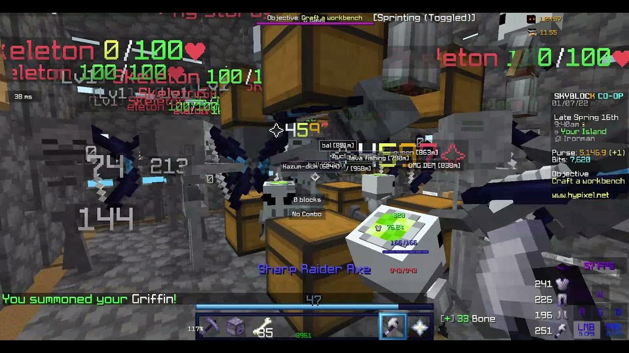 Crafting The Super Compactor 3000 Hypixel Skyblock YouTube
