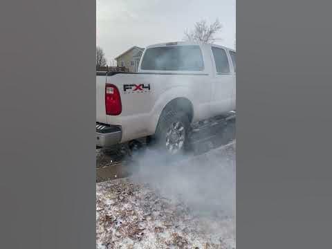 2011 F250 6.7 Diesel Cold Start - YouTube
