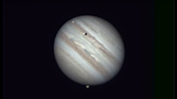 Jupiter + Io and its shadow transit + Ganymede