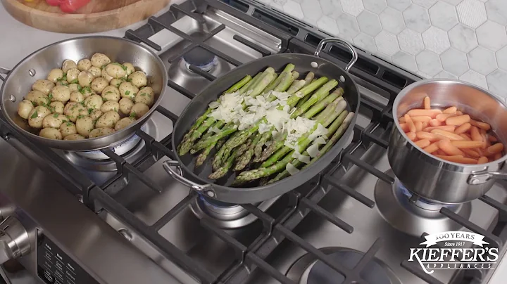 GE Slide-In Edge-To-Edge Cooktop