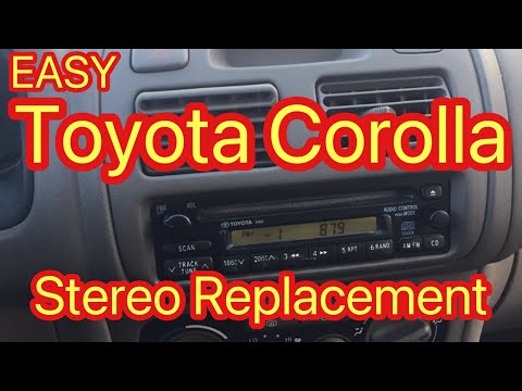 Toyota Corolla Stereo Replacement 1998-2002