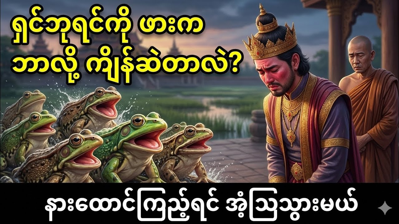 ငါးပါးသီလမစောင့်လို့ တိုင်းပြည်ပျက်… သီလစောင့်တော့ ချမ်းသာလာ! (ဇာတ်တော်)