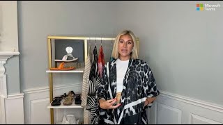 Vince Camuto Animal Print Open Front Topper