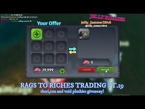 I finally got an Aereis from @jelly_jammer4192! + giveaways - creatures of sonaria ragstoriches pt18